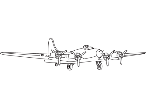 Memphis Belle Coloring Page